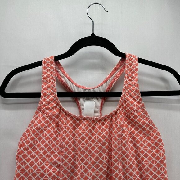 Carve Designs Tank Top Womens Sz XS Diamond Grid Racerback Sleeveless Orange - Picture 5 of 10